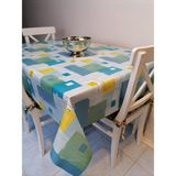 Başak Ev Tekstili Elyaflı Pvc Muşamba - Desenli Silinebilir Masa Örtüsü - 140 x 220 cm - Renkli