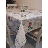 Başak Ev Tekstili Elyaflı Pvc Muşamba - Desenli Silinebilir Masa Örtüsü ( Mor ) - 140 x 280 cm