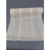 Başak Ev Tekstili Pvc Küpür Dantel Raf Ve Dolap Örtüsü Runner (Kahve-Krem )