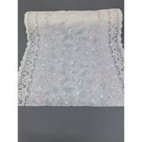 Başak Ev Tekstili Pvc Küpür Dantel Raf ve Dolap Örtüsü Runner - Pembe - 50 x 100 cm