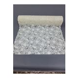 Başak Ev Tekstili(3242) PVC KÜPÜR DANTEL RAF VE DOLAP ÖRTÜSÜ RUNNER (KREM) KREM-50 x 500