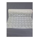 Başak Ev Tekstili(3439) PVC KÜPÜR DANTEL RAF VE DOLAP ÖRTÜSÜ RUNNER (BEYAZ ) Beyaz-50 x 200