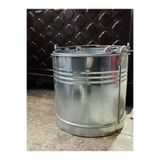 BAŞAK Metal Galvaniz Su Kovası Yuvarlak 3'lü 15 Lt 12 Lt 10 Lt
