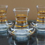 Başak Paşabahçe Planet Dekor 12 Parça İnce Belli Çay Takımı