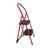 Basamax Geniş 2 Basamaklı Ev Tipi Merdiven ( Sb102) Kırmızı