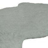 Başaran 70x100cm Yapay Tavşan Tüyü Post Halı, İpeksi Dokunuş, Pofuduk