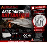 Başaran Safety Başaran Yüksek Isı Araç Yangın Battaniyesi Isıya Dayanıklı Teknik Kumaş - 6X8 MT