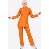 Başaran Uniforma Likralı Klinik Destek Kadro Forması (Orange Ochre) Tesettür Takım - 44