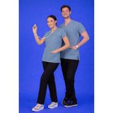 Başaran Uniforma Tek Üst Unisex Kalıp Karayip Yeşili Likralı Hemşire / Doktor Forması Scrubs - Doktor/Hemşire Kıyafetleri - XL