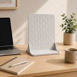Basart Modüler Masaüstü Pegboard Organizer Seti – Kalemlik, Raf ve Kancalı Düzenleyici Panel | Ofis, Çalışma Masası ve Hobi Alanları Için Çok Amaçlı Organizer - Beyaz