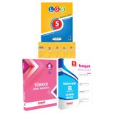 Başat Yayınları Deneme Dükkanı 8. Sınıf Lgs 5li Deneme + Başat Çek Kopar Yaprak Test Seti