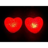 Başcılar LED Işıklı Kırmızı Kalp Gece Lambası