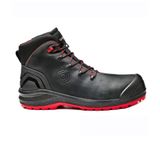 Base B0888N BE-UNIFORM TOP S3 HRO CI SRC Siyah Kırmızı İş Ayakkabısı