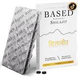 Based Shilajit Max Potency, Energy & Immune Support Rich In Fulvic Acid And 85+ Trace Minerals, 60 Tablets - Aromasız