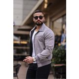 BASEL.CO ERKEK POLO YAKALI MEVSİMLİK ASTARLI SÜET CEKET