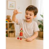 Basel Maison Ahşap Ipli Kukla (15 Cm)