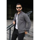 Baselco Çıtçıt Kapama Mevsimlik Kolej Ceket - XL - Koyu Gri