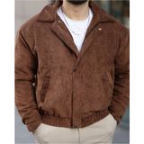 Baselco Unisex Kadife Baharlık Vinatage Oversize Ceket - XL