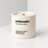 Basement : Antismoke : Modern Beyaz Beton Mum (Lavanta, Manolya, Beyaz Lale) - 1 Adet