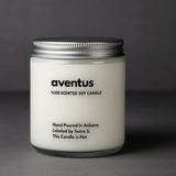 Basement : Aventus : Cam Kavanozda Kokulu %100 Soya Mum (Bergamot, Pembe Biber, Elma, Paçuli, Yasemin, Musk) - 1 Adet