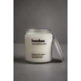 Basement : Bamboo : Cam Kavanozda Kokulu %100 Soya Mum (Limon Çiçeği, Şampaka, Sedir, Lime) - 1 Adet