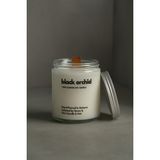 Basement : Black Orchid : Cam Kavanozda Kokulu %100 Soya Mum (Orkide Çiçeği, Gardenia, Paçuli, Sandal Ağacı) - 1 Adet