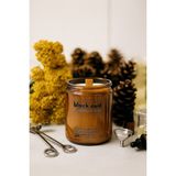 Basement : Black Oud : Amber Cam Kavanozda : Kokulu Soya Mum (Oud, Sedir, Çam, Sarı Amber) - 1 Adet