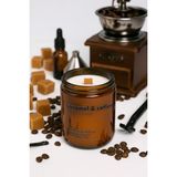 Basement : Caramel & Coffee : Amber Cam Kavanozda : Kokulu Soya Mum (Karamel, Kahve) - 1 Adet