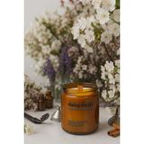 Basement : Daisy Fresh : Amber Cam Kavanozda : Kokulu Soya Mum (Çiçek Özleri, Pudra, Lavanta, Ylang Ylang) - 1 Adet