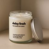 Basement : Daisy Fresh : Cam Kavanozda Kokulu %100 Soya Mum (Çiçek Özleri, Pudra, Lavanta, Ylang Ylang) - 1 Adet