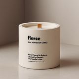 Basement : Fierce : Modern Beyaz Beton Mum (Limon, Portakal, Yasemin, Musk, Sandal Ağacı) - 1 Adet
