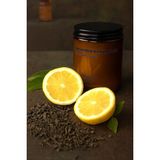 Basement : Greentea Lemongrass : Amber Cam Kavanozda : Kokulu Soya Mum (Yeşil Çay, Limon Kabuğu) - 1 Adet
