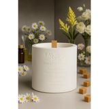 Basement : Hinoki Blossoms : % 100 Soya Beton Mum (Hinoki Çiçeği, Kiraz Çiçeği, Papatya, Beyaz Gül) - 1 Adet