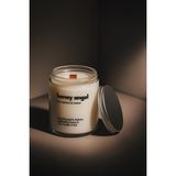 Basement : Honey Angel : Cam Kavanozda Kokulu %100 Soya Mum (Vanilya, Bal, Karamel, Paçuli, Tonka) - 1 Adet