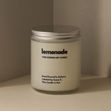 Basement : Lemonade : Cam Kavanozda Kokulu %100 Soya Mum (Limon, Portakal, Vanilya, Bergamot) - 1 Adet