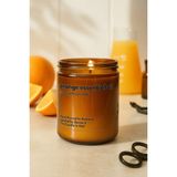 Basement : Orange Essential Oil : Amber Cam Kavanozda : Kokulu Soya Mum (Portakal) - 1 Adet