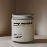 Basement : Orange Essential Oil : Cam Kavanozda Kokulu %100 Soya Mum (Portakal) - 1 Adet