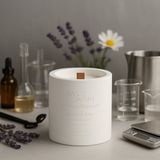 Basement : Oriental Blossom : % 100 Soya Beton Mum (Pudra, Papatya, Sandal Ağacı, Lavanta) - 1 Adet