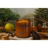 Basement : Oud Bergamot : Amber Cam Kavanozda : Kokulu Soya Mum (Bergamot, Oud, Sedir, Sandal) - 1 Adet