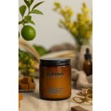 Basement : Oud Black : Amber Cam Kavanozda : Kokulu Soya Mum (Oud, Amber, Bergamot, Karamel) - 1 Adet