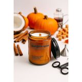 Basement : Pumpkin Spice : Amber Cam Kavanozda : Kokulu Soya Mum (Balkabağı, Tarçın, Portakal, Hindistan Cevizi, Karamel) - 1 Adet
