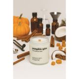 Basement : Pumpkin Spice : Cam Kavanozda Kokulu %100 Soya Mum (Balkabağı, Tarçın, Portakal, Hindistan Cevizi, Karamel) - 1 Adet