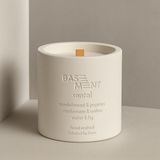 Basement : Santal : % 100 Soya Beton Mum (Sandal Ağacı, Papirus, Kakule, Amber, Menekşe, Incir) - 1 Adet
