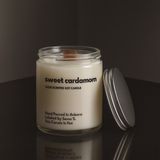 Basement : Sweet Cardamom : Cam Kavanozda Kokulu %100 Soya Mum (Kakule, Bergamot, Sardunya, Tonka) - 1 Adet