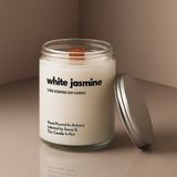 Basement : White Jasmin : Cam Kavanozda Kokulu %100 Soya Mum (Yasemin, Beyaz Çay, Pudra, Ylang Ylang) - 1 Adet