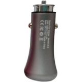 Basens Type-C Pd Qualcomm 3.0 USB 36W Araç Çakmak Şarj Cihazı - Gri