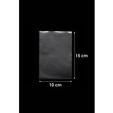 basepack Şeffaf Parlak Bantsız Jelatin Poşet 10x15cm Kurabiye, Bijuteri, Kına, Takı Poşeti 100 Adet