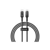 Baseus 2mt 100w Mega Hızlı Type-c To Type Şarj Kablosu, E-marker Çipli Aramid Fiber Kablolu Type C K