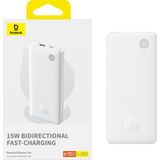 Baseus Airpow Lite Powerbank 10.000mAh 15W Beyaz Hızlı Şarj Teknolojisi ile Taşınabilir
