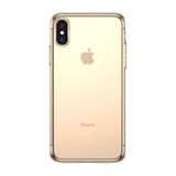 Baseus Apple iPhone XS Max 6.5 Simple Şeffaf Gel Darbe Emici Silikon Kılıf Şeffaf Altın - ARAPIPH65-B0V - Gold